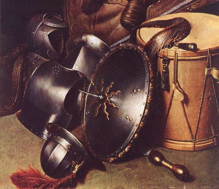 DOU, Gerrit Officer of the Marksman Society in Leiden (detail) sd France oil painting art